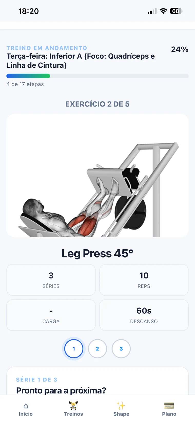 Workout Player real no celular